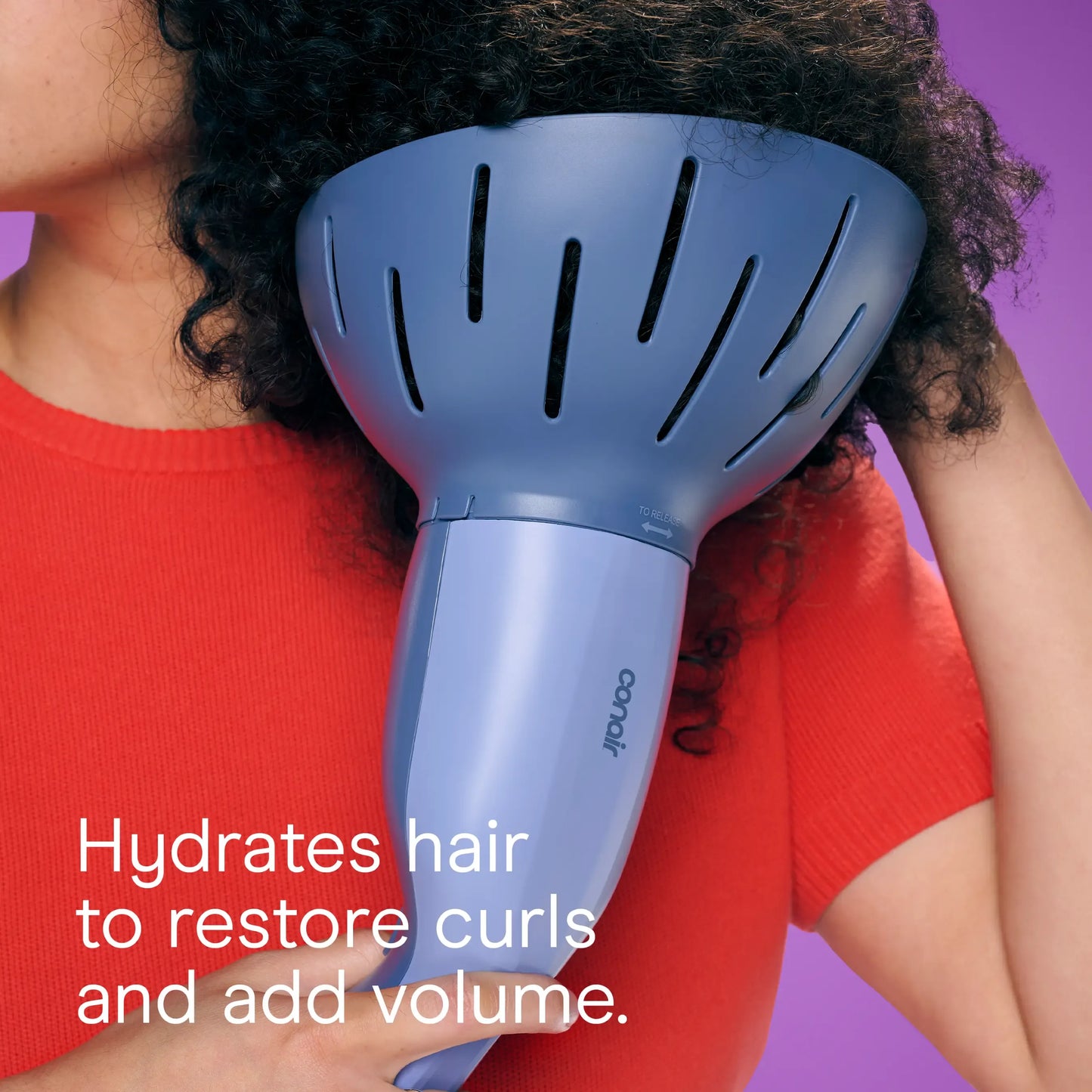 Steam Curl Refresher | 80mL Tank | 7" Diffuser | 2C–4C Hair