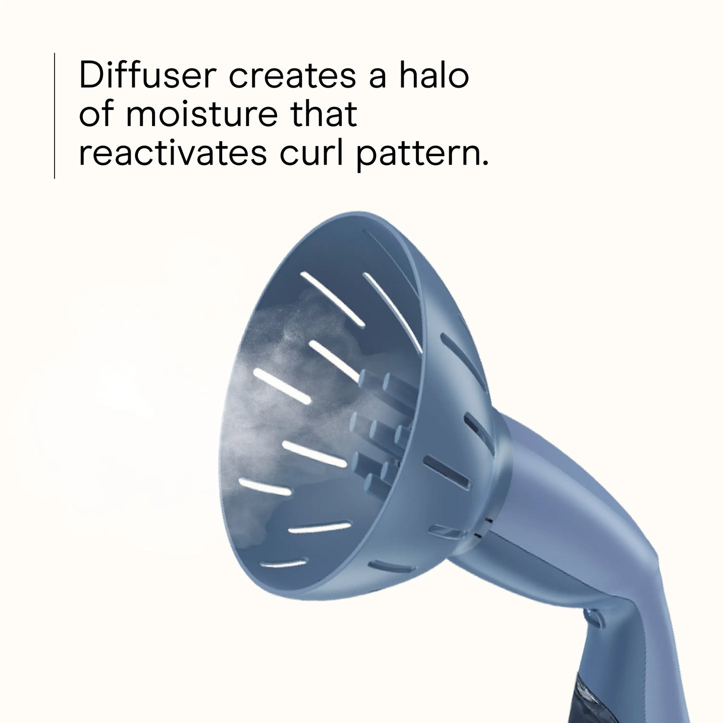 Steam Curl Refresher | 80mL Tank | 7" Diffuser | 2C–4C Hair